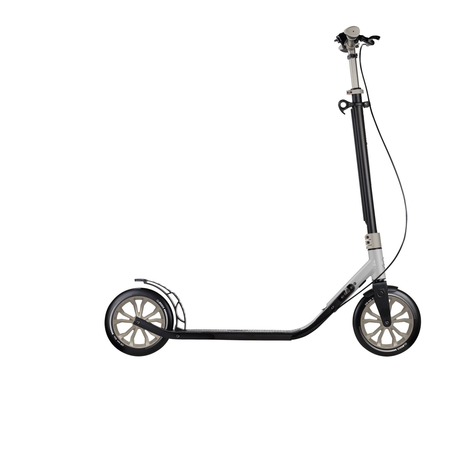One NL 230 Ultimate: 2-Wheel Scooter with Handbrake for Adults - Titanium/Lead Grey