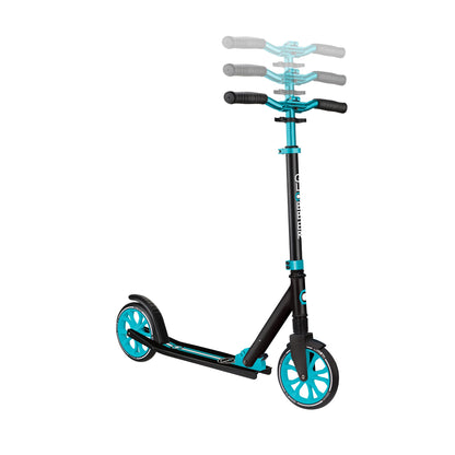 NL 205: Big Wheel Scooter for Kids and Teens - Teal/Black
