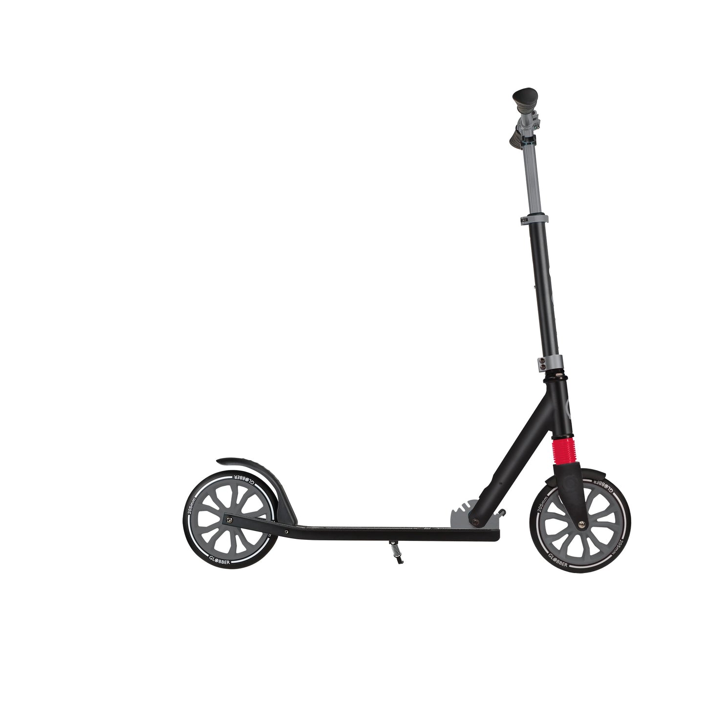 NL 205: Big Wheel Scooter for Kids and Teens - Grey/Black