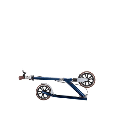 NL 205 Deluxe: Big Wheel Scooter with Handbrake for Kids and Teens - Vintage Blue