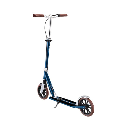 NL 205 Deluxe: Big Wheel Scooter with Handbrake for Kids and Teens - Vintage Blue