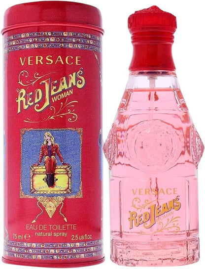 Versace Red Jeans Eau De Toilette For Women 75ML