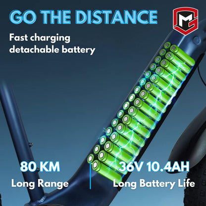 E6000 E-Mountain Bike - 27.5" - Grey