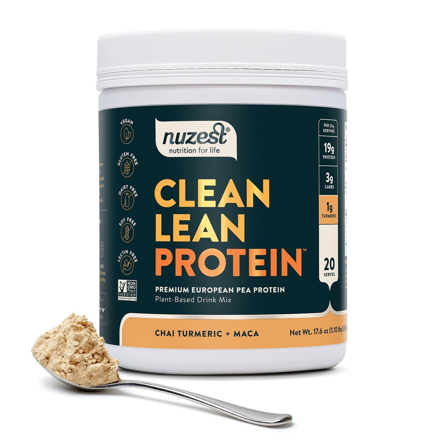 Clean Lean Protein Functional Flavours, Chai Turmeric + MACA 500g