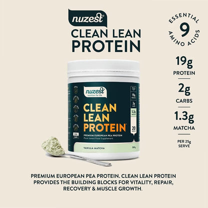 Clean Lean Protein Functional Flavours, Vanilla Matcha 500g