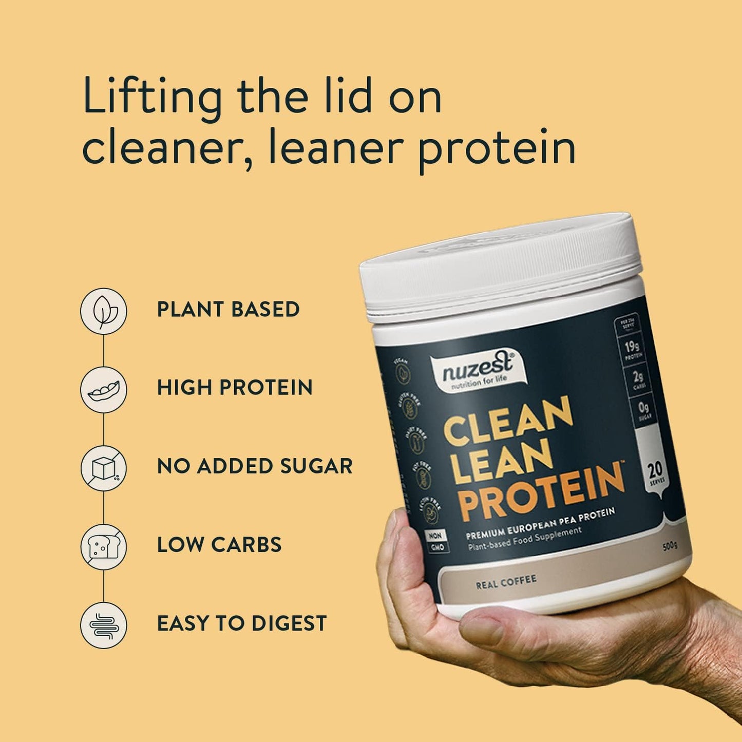 Clean Lean Protein - Real Coffee 500g