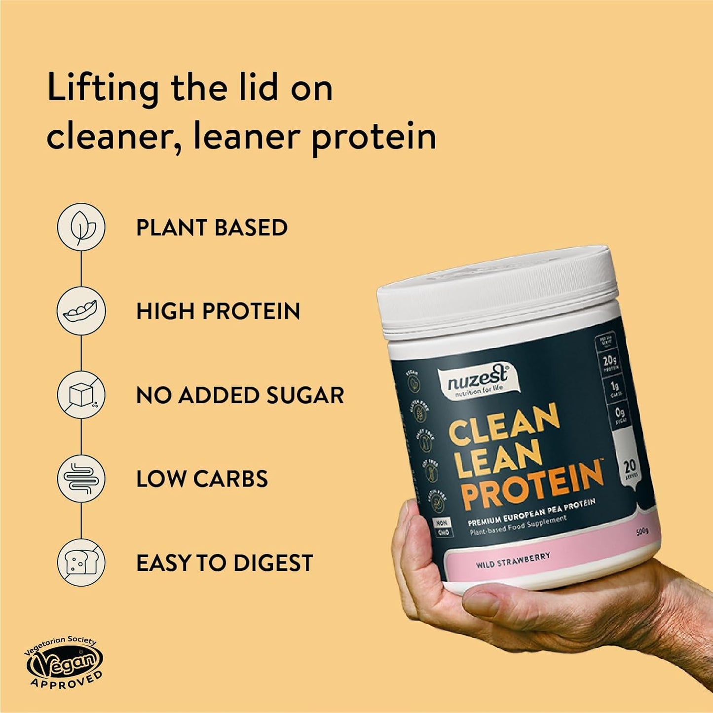 Clean Lean Protein - Wild Strawberry 500g