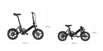 E-Bike Folding D3 Pro Black