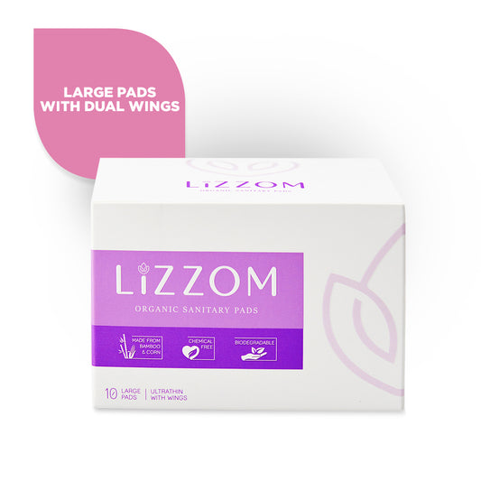 Organic Ultrathin Sanitary Pads - Large