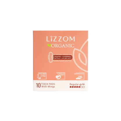 Organic THICK Sanitary Pads - Regular