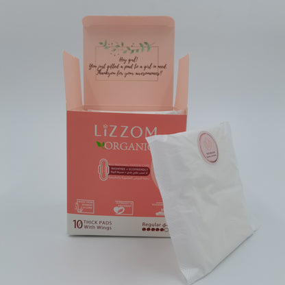 Organic THICK Sanitary Pads - Regular