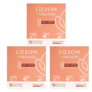 Organic THICK Sanitary Pads - Regular (Pack of 3)