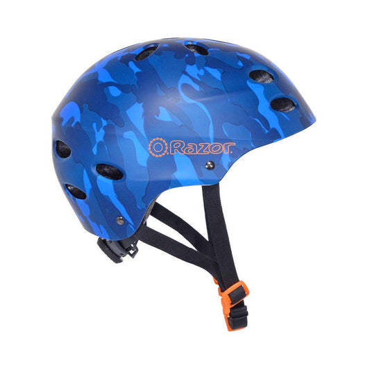 Youth Helmet Blue Camo V-17